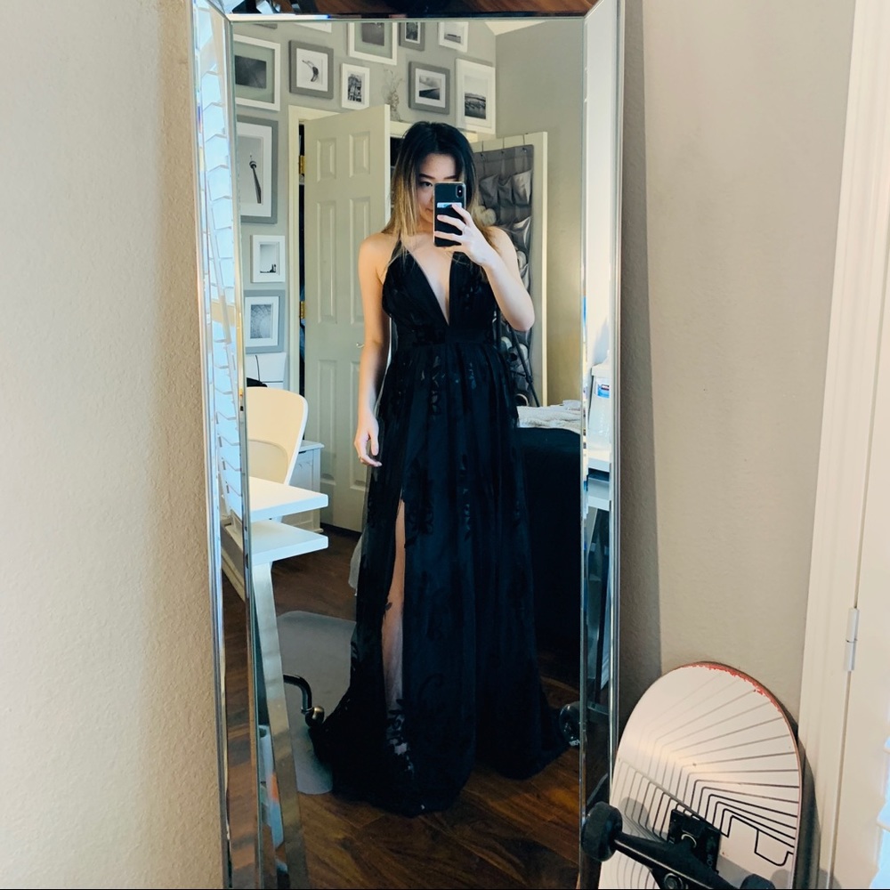black dress